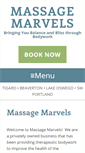 Mobile Screenshot of massagemarvels.net
