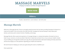 Tablet Screenshot of massagemarvels.net